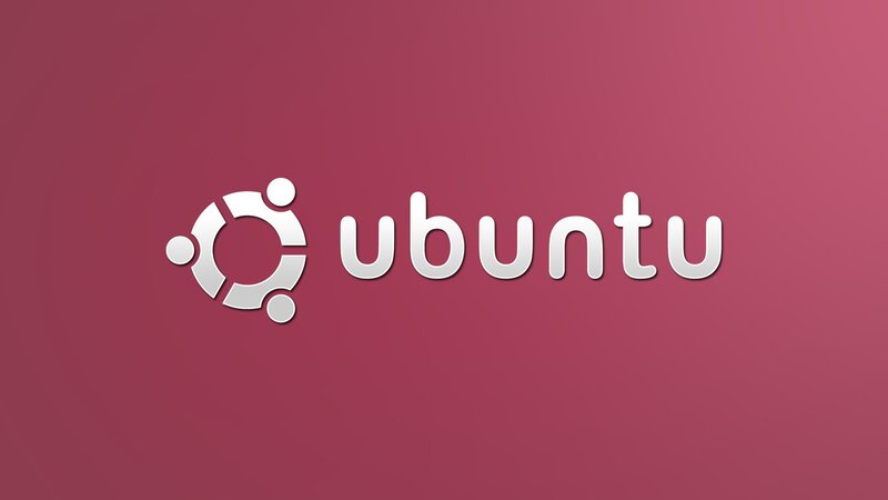 Ubuntu Logo on Red — Neutral, Vector Art