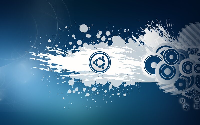 Ubuntu Logo on Splash