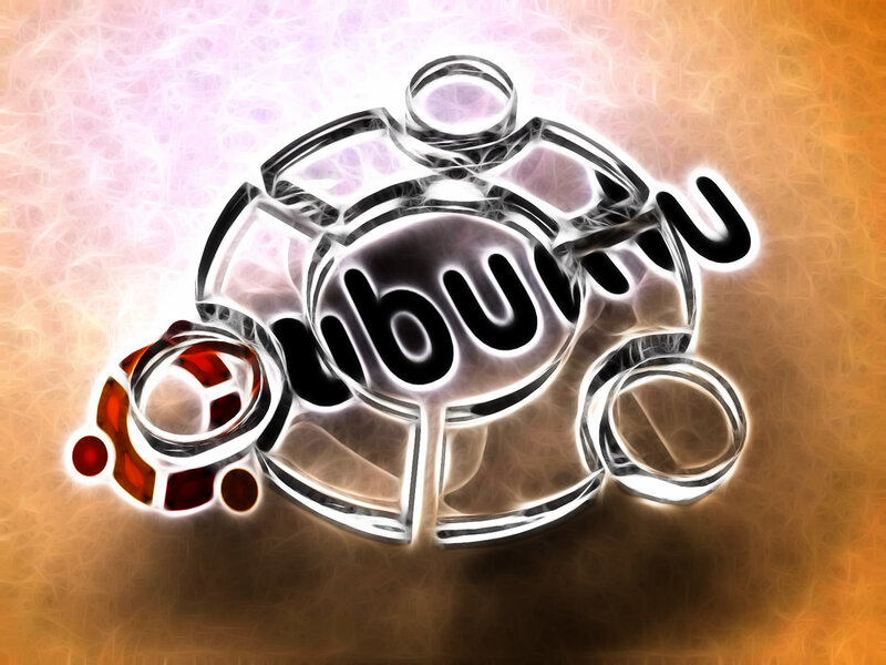 Ubuntu Logo — Orange, Energetic