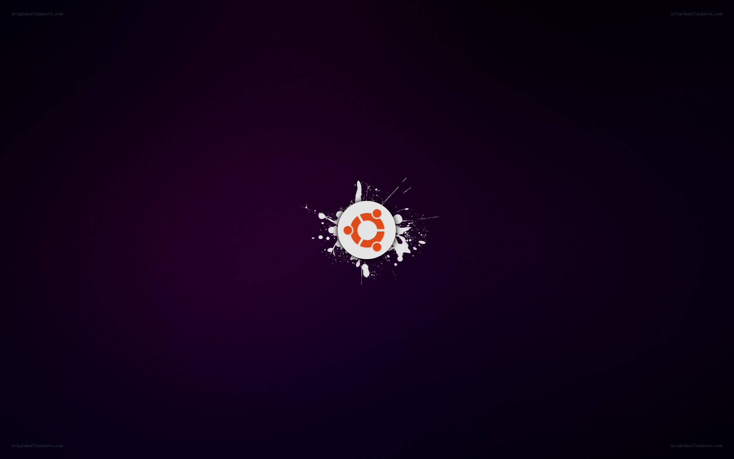 Ubuntu logo splash art