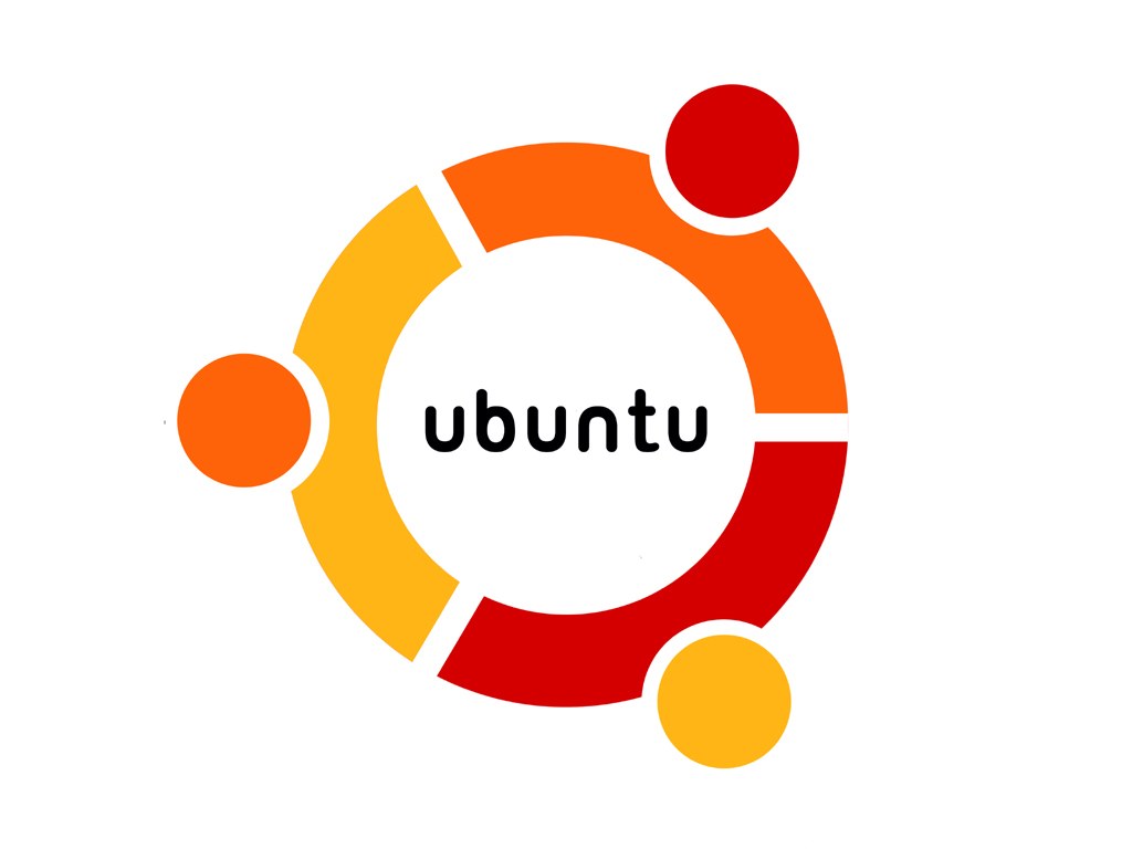 Ubuntu logo with circular design