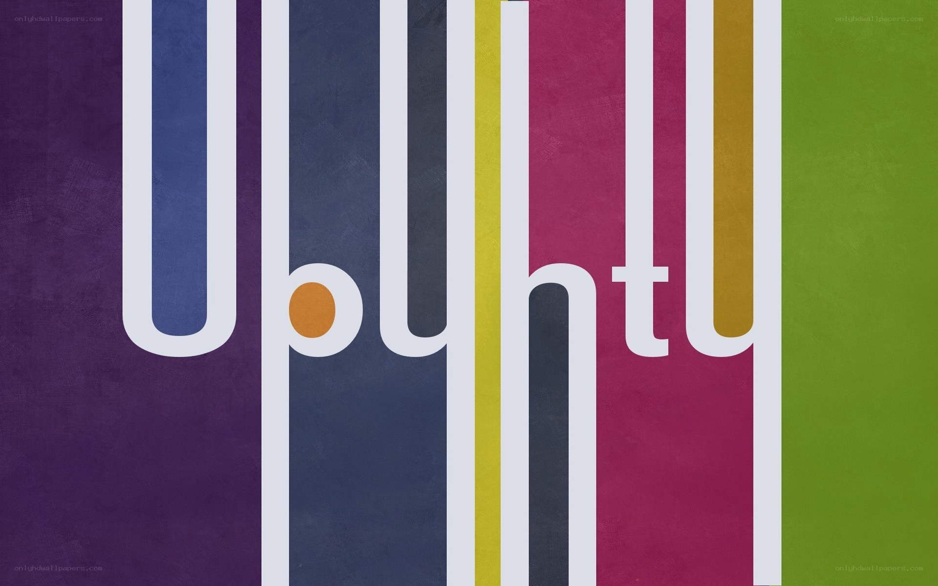 Ubuntu logo with colorful stripes