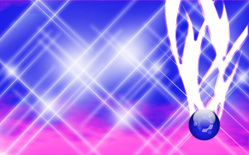 Ubuntu Logo with Energy Burst