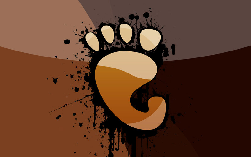 Ubuntu logo with splatter effect