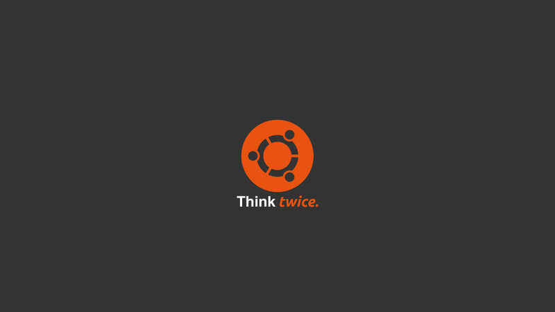 Ubuntu logo with tagline