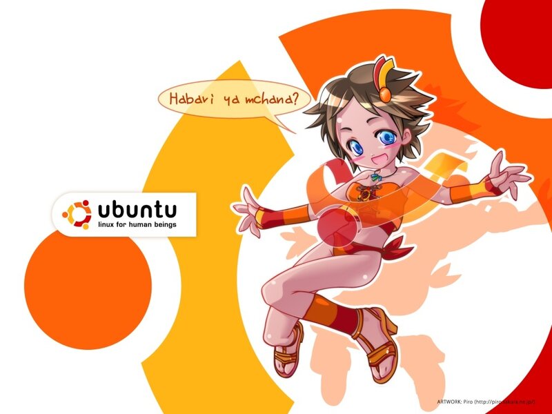 Ubuntu mascot character art