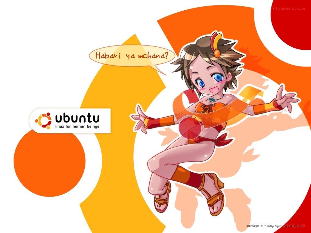 Ubuntu mascot character art