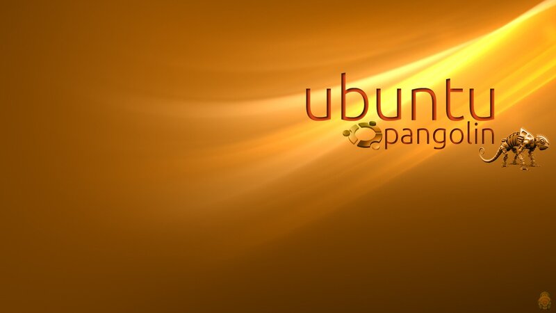 Ubuntu Pangolin Logo — Orange