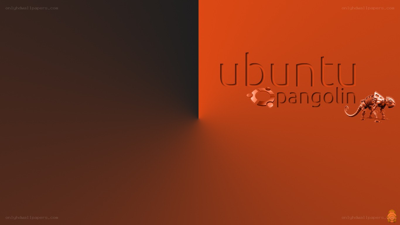 Ubuntu Pangolin wallpaper