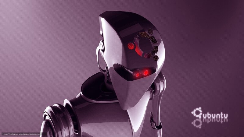 Ubuntu robot mascot
