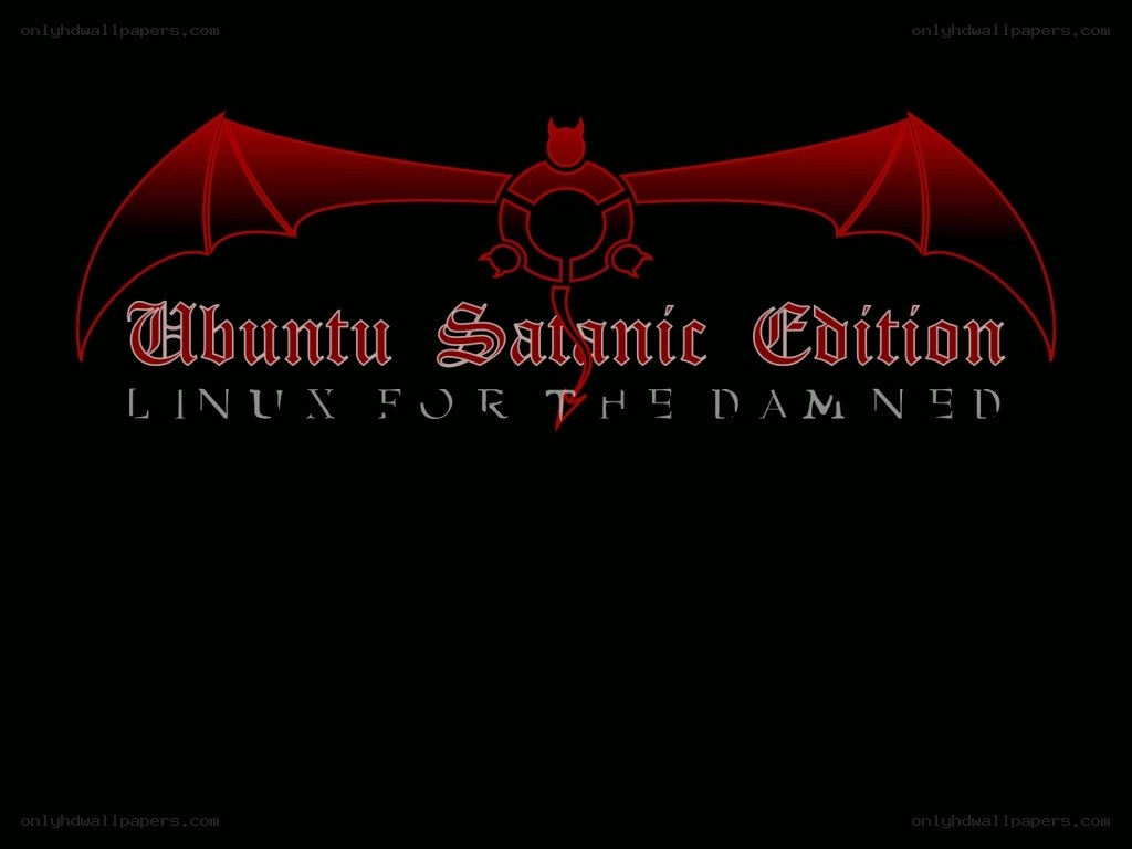Ubuntu Satanic Edition logo