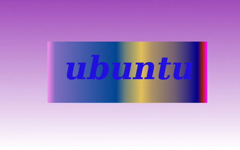 Ubuntu Text Logo — Purple