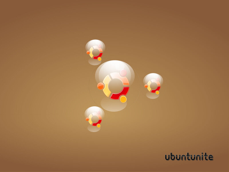 Ubuntu Unity logo bubbles
