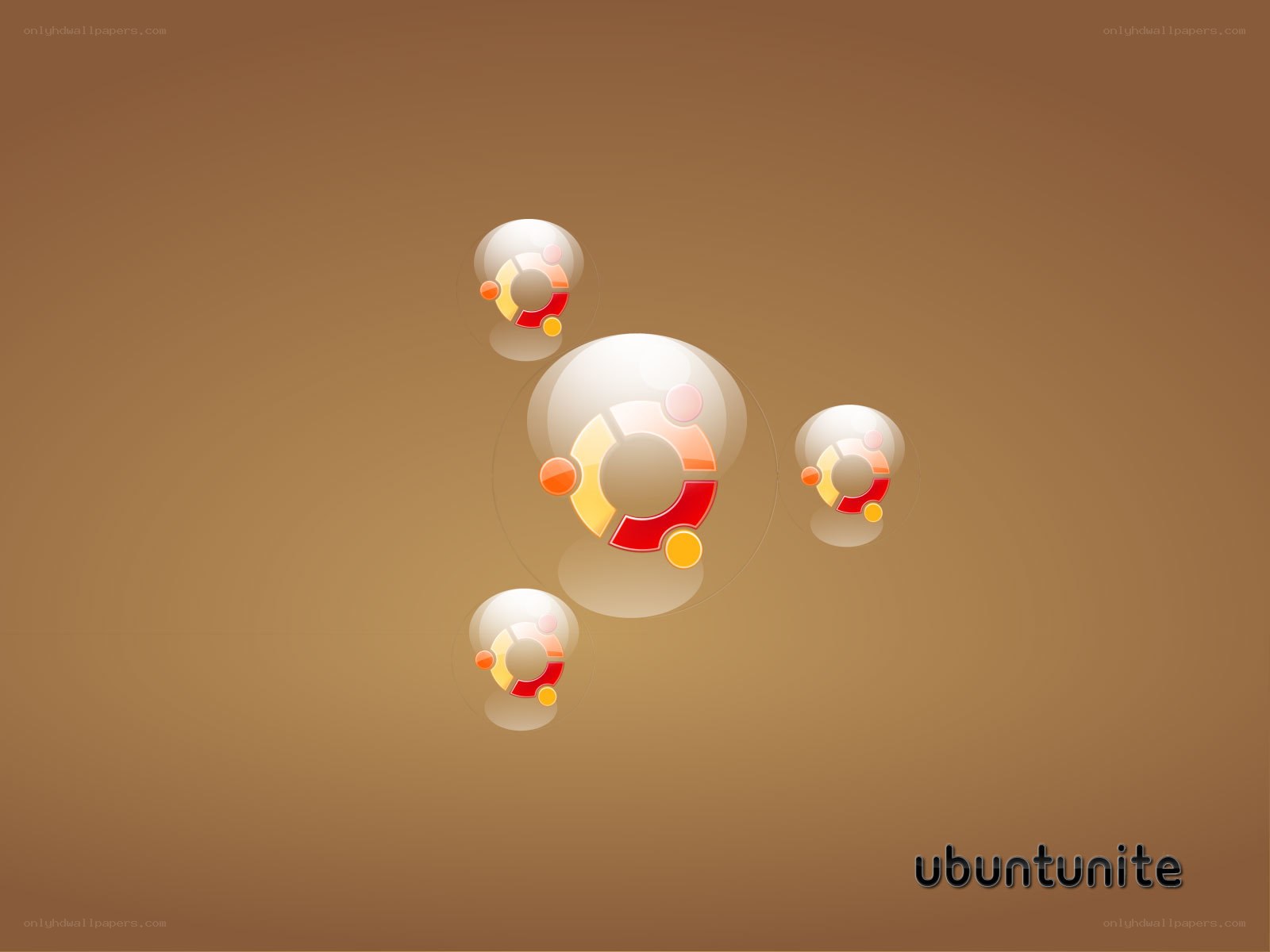Ubuntu Unity logo bubbles