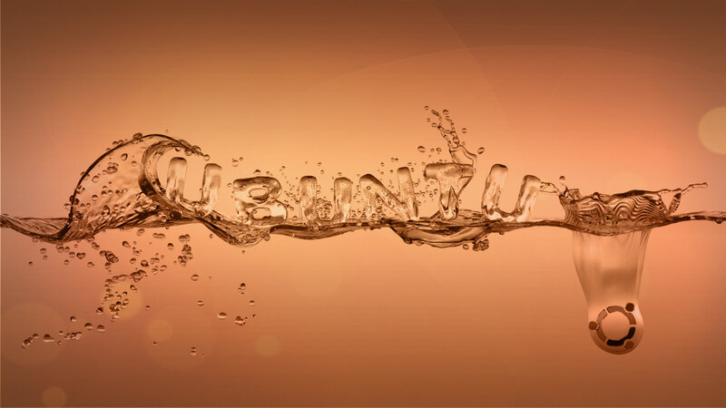 Ubuntu water logo
