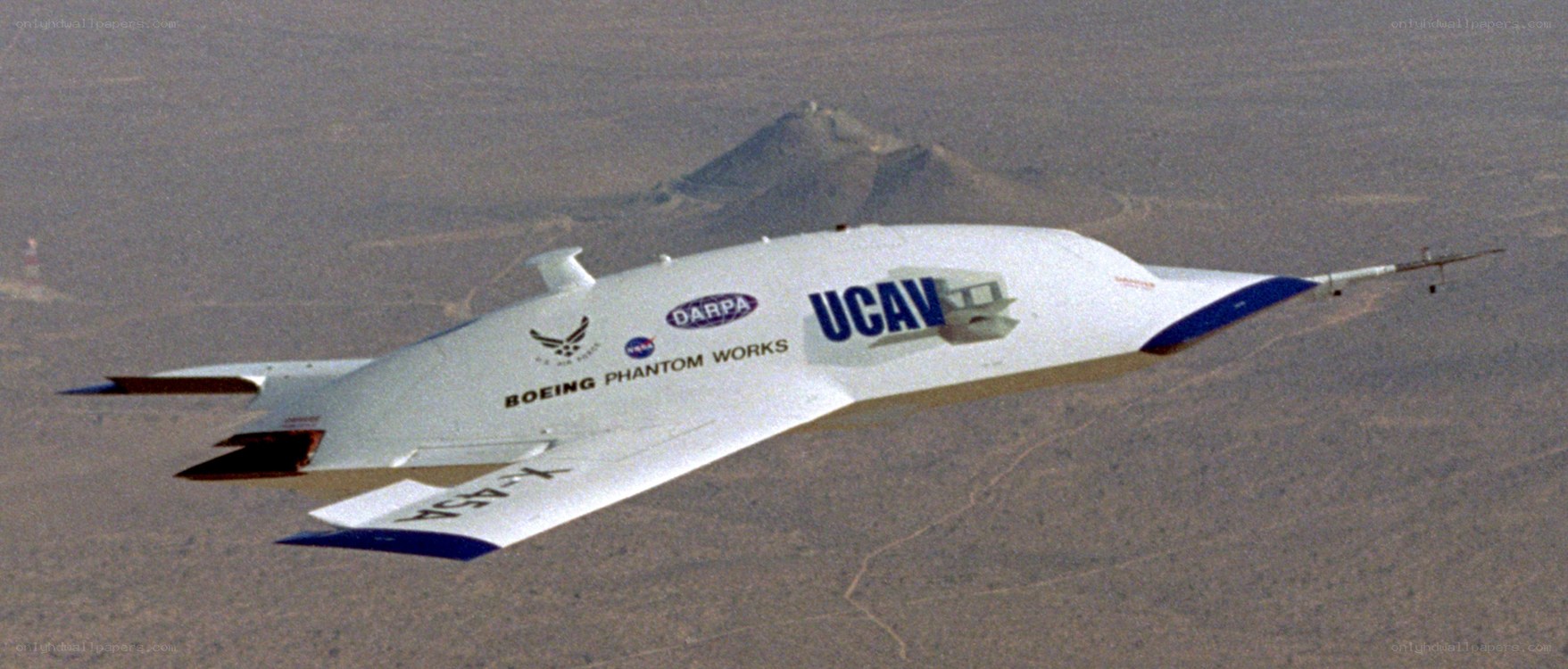 UCAV aircraft in flight