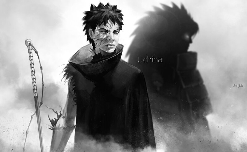 Uchiha Character with Sword