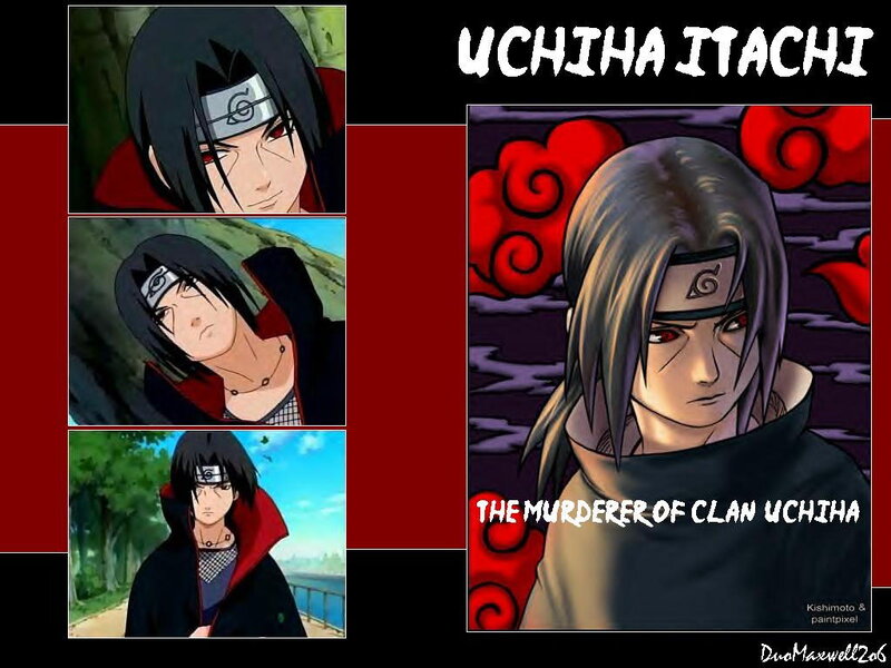 Uchiha Itachi Character — Black, Dramatic, Anime