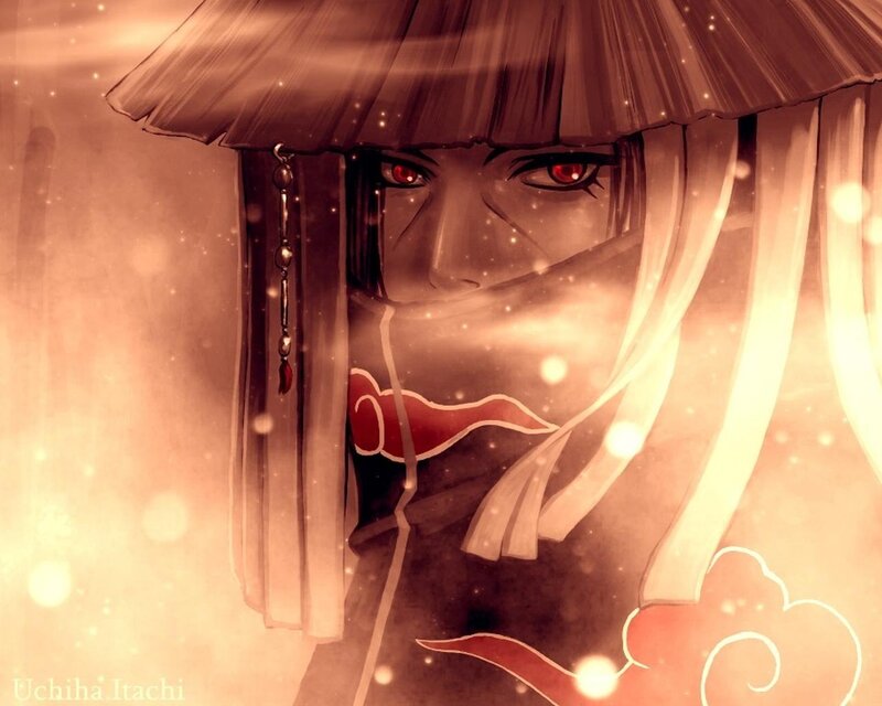 Uchiha Itachi Character — Brown, Dramatic