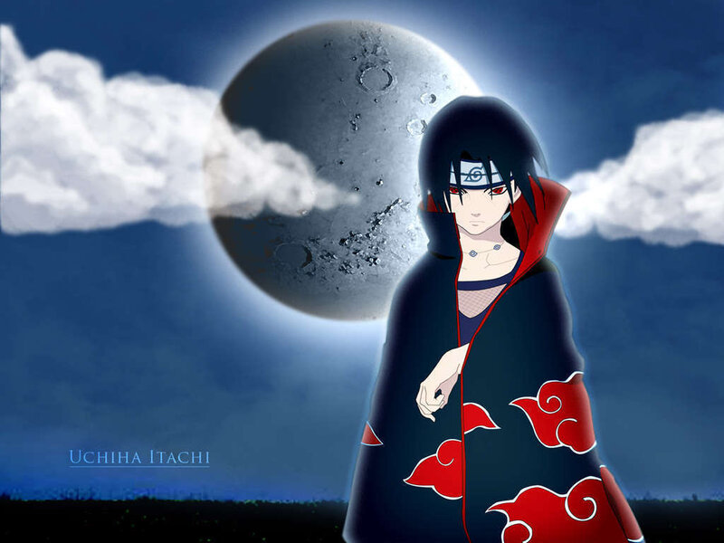 Uchiha Itachi in Akatsuki cloak