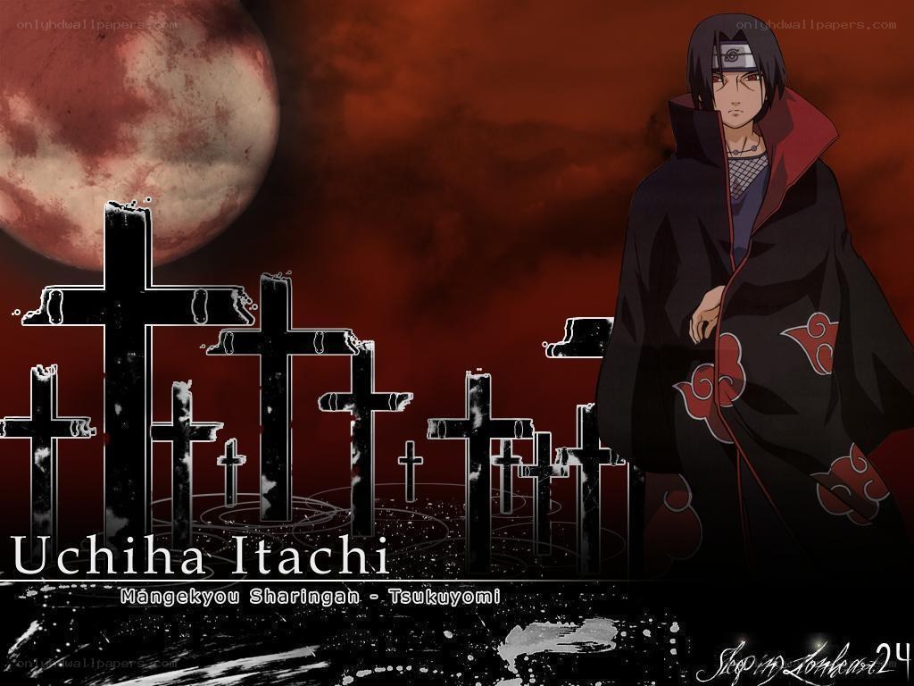 Uchiha Itachi in Akatsuki cloak