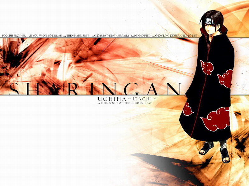 Uchiha Itachi in Cloak — Black, Dramatic, Anime