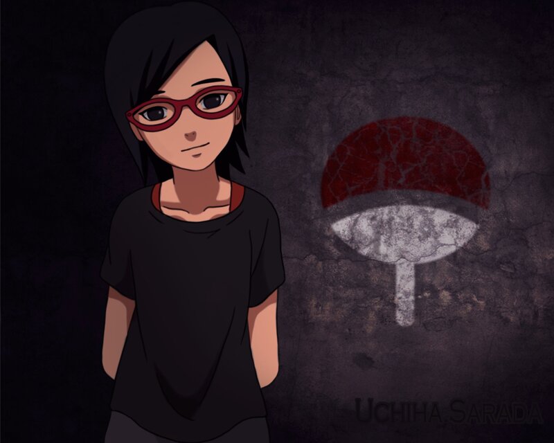 Uchiha Sarada character art