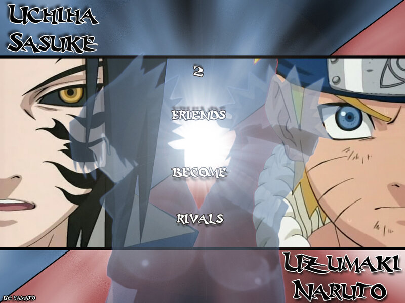 Uchiha Sasuke and Naruto — Blue