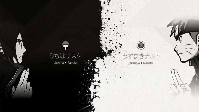 Uchiha Sasuke and Naruto