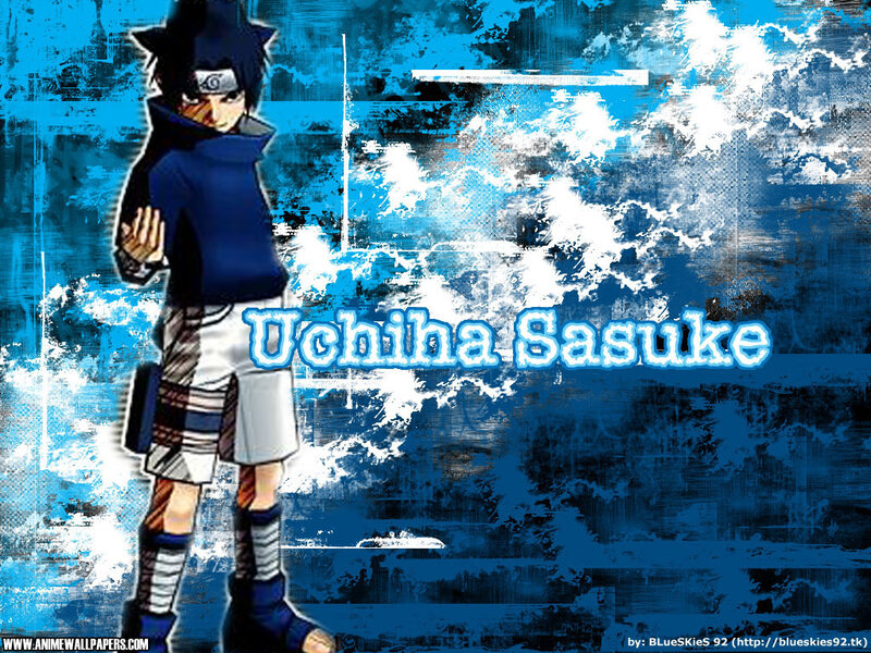 Uchiha Sasuke Character — Blue, Dramatic, Anime, Anime Art