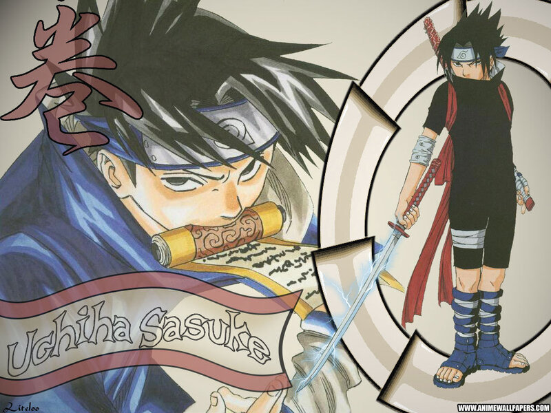 Uchiha Sasuke Character — Blue, Dramatic, Anime