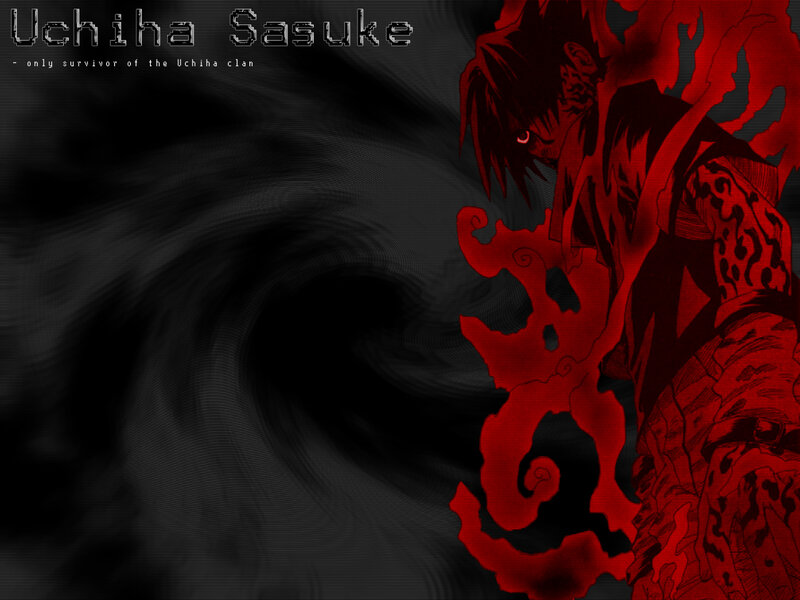 Uchiha Sasuke Character — Red