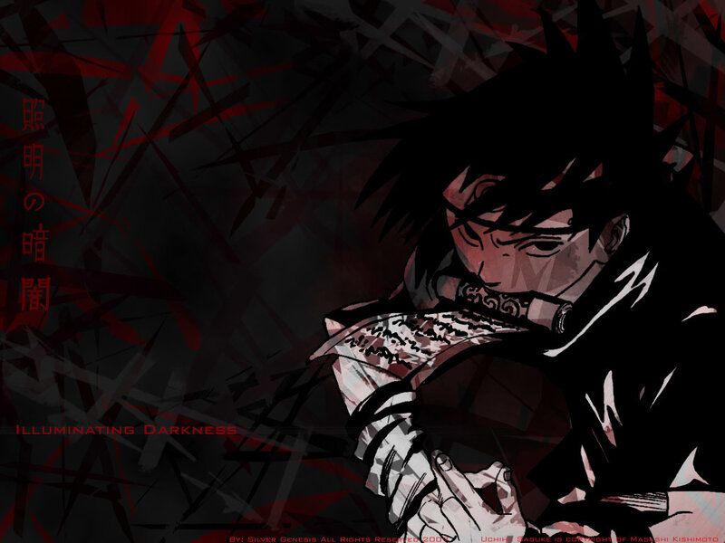 Uchiha Sasuke in darkness