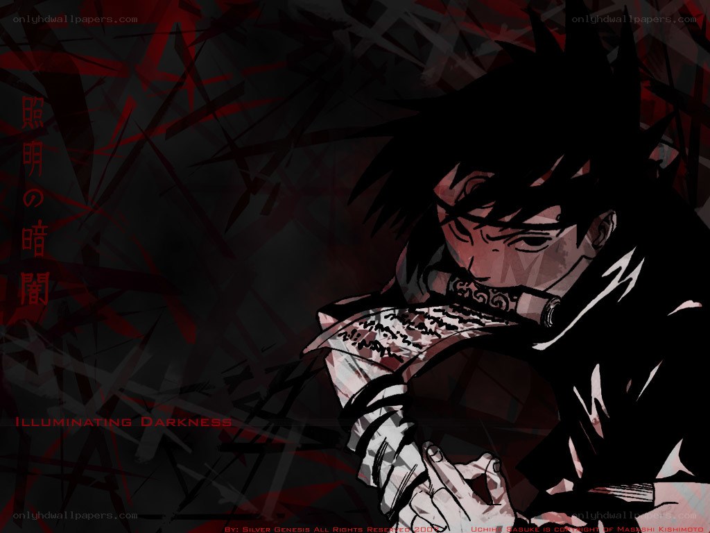 Uchiha Sasuke in darkness