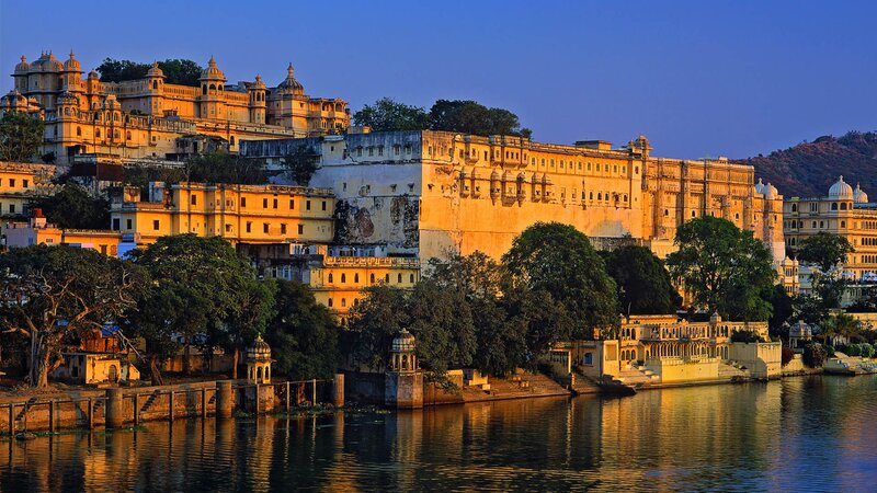 Udaipur City Palace — Blue