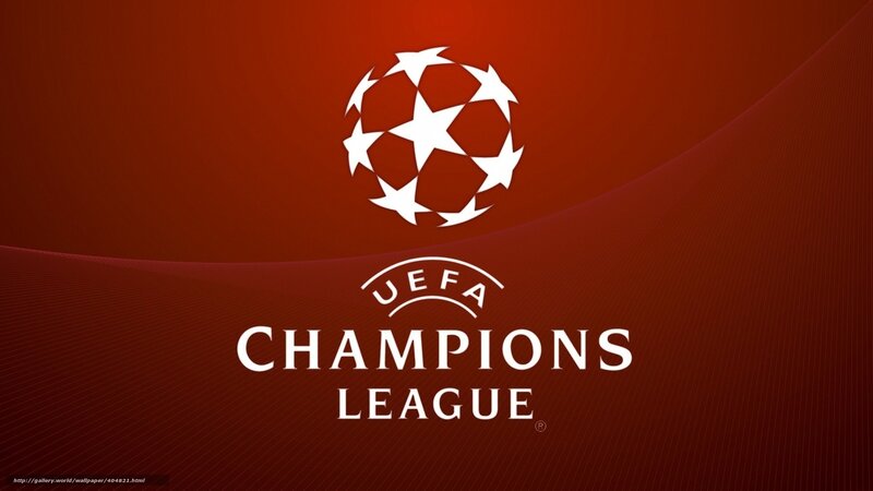 UEFA Champions League Logo — Red, Dramatic