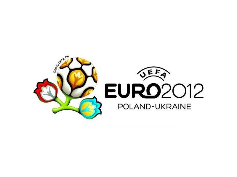 UEFA Euro 2012 Logo — White