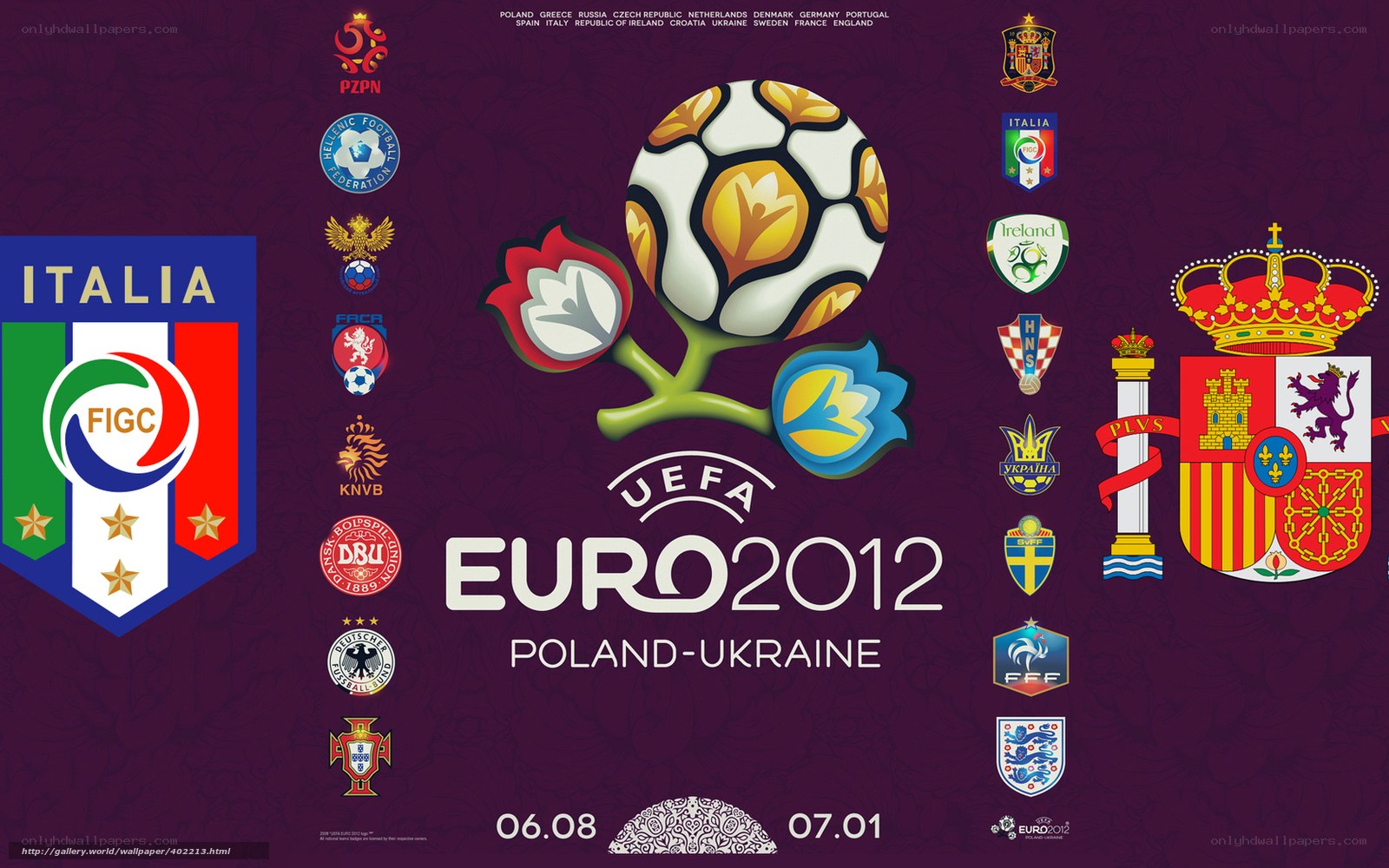 UEFA Euro 2012 tournament poster