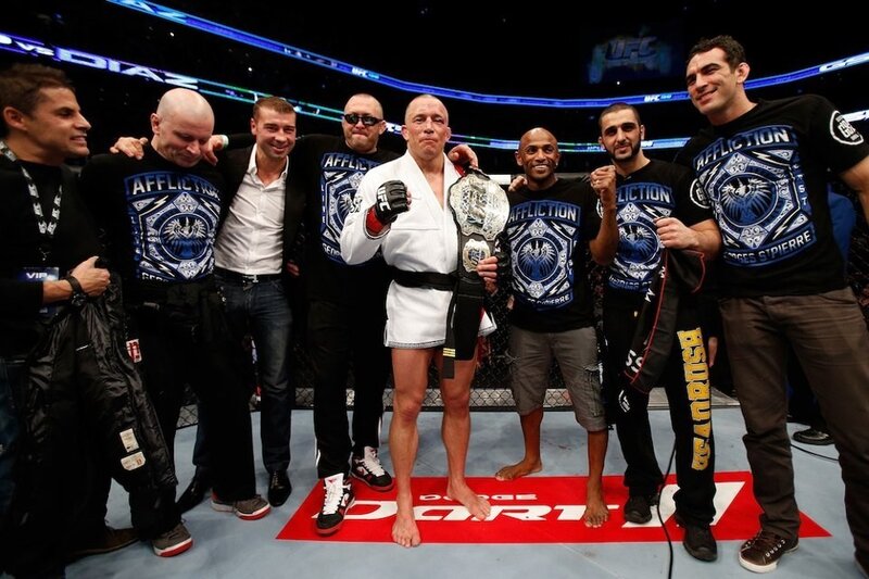 UFC Fighter with Team