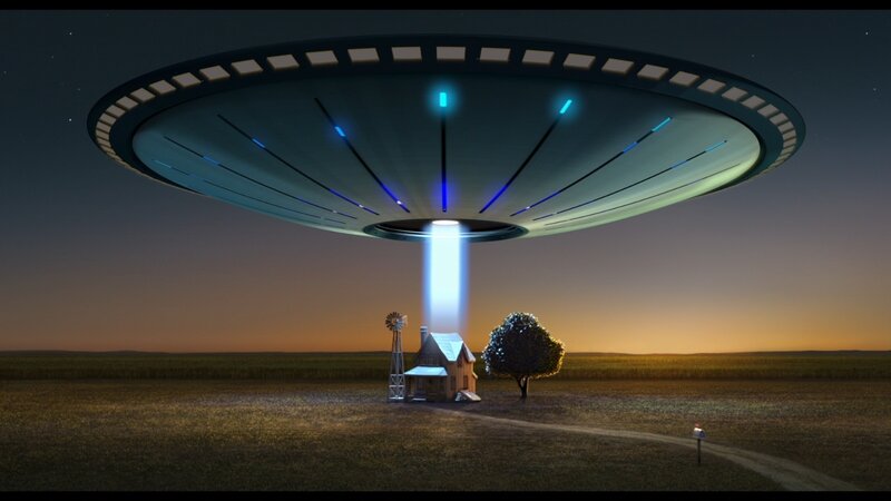 UFO Abducting a House