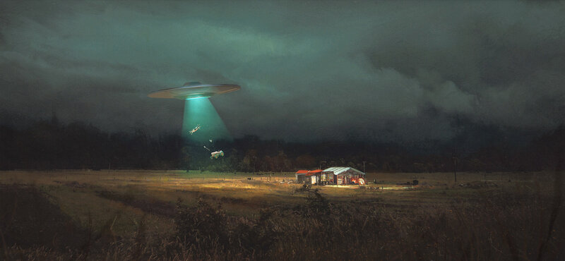 UFO Abducting People
