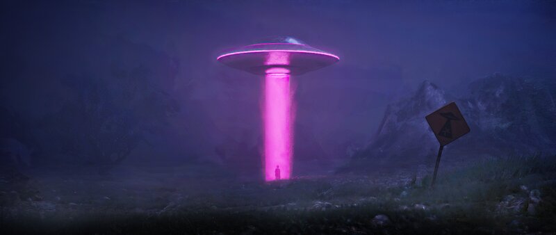 Ufo Landing Beam