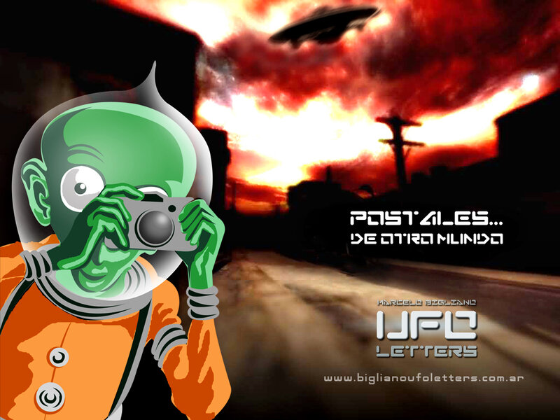 UFO Letters: Alien Postcards