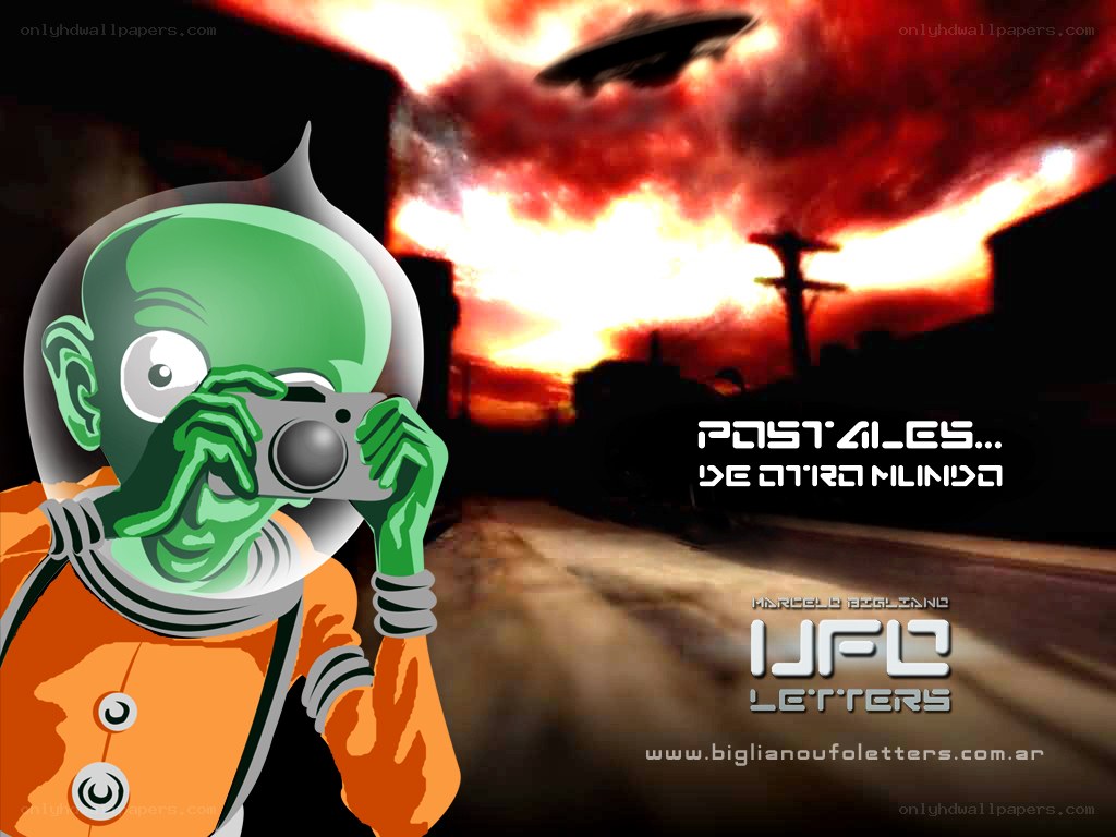 UFO Letters: Alien Postcards