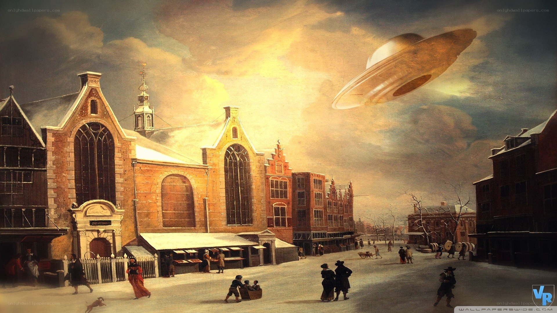 UFO over Dutch town