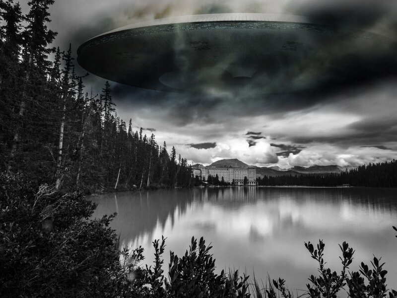 UFO over Lake