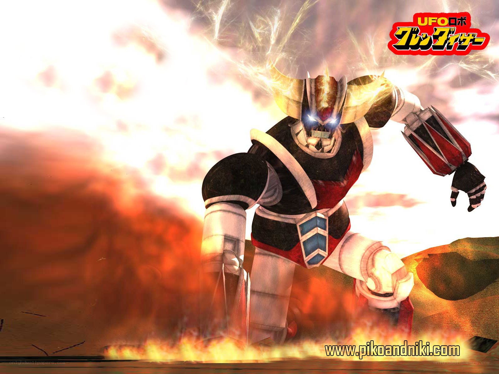 UFO Robot Grendizer in action