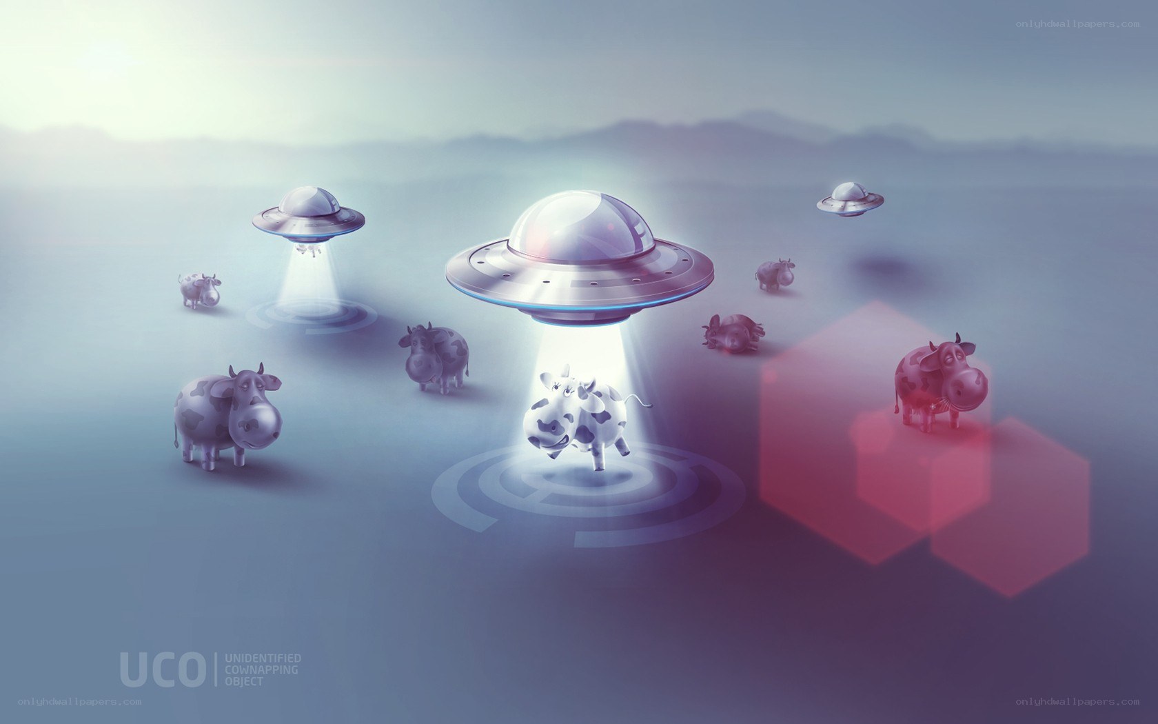 UFOs abducting cows