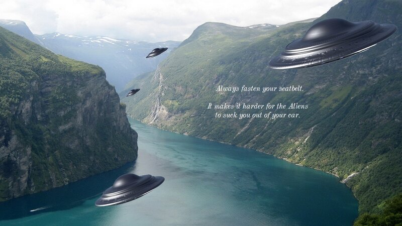 UFOs over Fjord