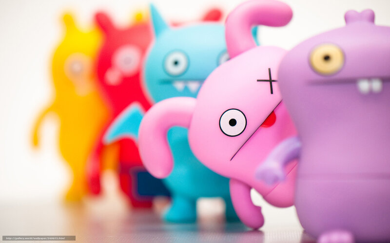 Ugly Doll Figurines — Pink
